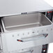 A stainless steel Hatco freestanding drawer warmer with three drawers.