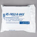 A white Polar Tech package of 12 Re-Freez-R-Brix foam freeze packs with blue text.