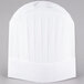 A white pleated Chef Revival chef hat.