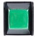 A green square button with a black frame.