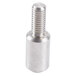 A silver metal Nemco hinge pin with a screw.