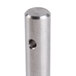 A stainless steel Nemco guide post cylinder with a hole in it.