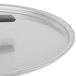 A Vollrath aluminum pan cover with a black handle.