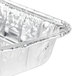 A close-up of a Durable Packaging foil Danish pan.