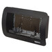 A black Bromic Heating Tungsten Smart-Heat natural gas patio heater with a rectangular mesh screen.