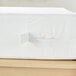 A white Bargoose Elite zippered mattress and boxspring cover.