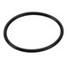A black round o-ring with a white background.