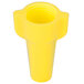 A yellow plastic Wire-Nut for Waring drink mixers.