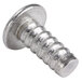 A silver replacement rivet for a Waring drink mixer.