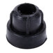 A black plastic Waring plug hole with a hole in it.