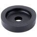 A black round rubber motor mount for a Waring drink mixer.