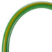 A close up of a green and yellow Waring ground lead harness tube.