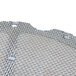 A close-up of a metal mesh screen.