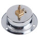 A metal gauge for ARY Vacmaster vacuum packaging machines with a gold square on top.