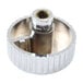 A silver metal Waring control knob nut.