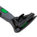 A Unger ErgoTec Ninja squeegee handle with a green and black handle.