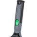 A close-up of a Unger ErgoTec Ninja squeegee handle with black and green accents.