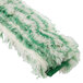 An Unger Monsoon Plus StripWasher with a white and green fuzzy cover and green plastic T-bar.