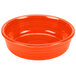 A Fiesta Poppy china nappy bowl in orange.