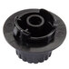 A black plastic Waring browning control knob with a hole.