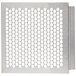 A Bunn stainless steel metal grid with holes.