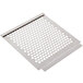 A Bunn stainless steel metal mesh with holes.
