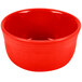 A red Fiesta Gusto Bowl with a white background.