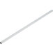 A long white metal rod with square ends.