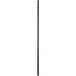 A long black pole with a white base.