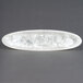 An American Metalcraft Translucence Collection white oval bowl.