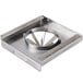 An Edlund stainless steel 6-wedge blade assembly for a Titan Max-Cut fruit and vegetable slicer.