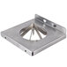An Edlund stainless steel blade assembly with triangle cutouts.