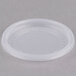 A Solo MicroGourmet clear plastic lid with a white rim.