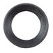 A black rubber V seal with a black circle.