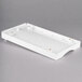 A white plastic Bunn drip tray with two holes.