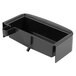 A black plastic drip tray for a Bunn refrigerated beverage dispenser with a handle.