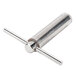 A stainless steel Waring shredder screw tool with a metal handle.