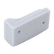 A white plastic foam baffle with holes.