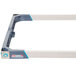 A rectangular MetroMax iQ storage level frame with a blue and gray handle.