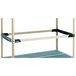 A MetroMax iQ storage level frame for Metro shelving with metal bars.