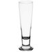 A clear footed Pilsner glass.