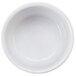 A CAC Boston white porcelain nappie bowl with an embossed curved line.