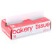 A red box of Durable Packaging bakery tissue paper with white text and red letters.