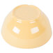 A yellow GET Venetian bowl with a lid.