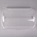 A clear polycarbonate lid for a Polyweave basket.