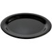 A GET Textured Black Oval Platter with a white background.