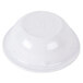 A white plastic lid on a GET Diamond Barcelona bowl.