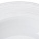 A CAC Harmony white porcelain soup bowl with a white rim.