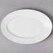 A CAC Harmony super white porcelain oval platter.