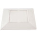 A white square GET Bella Fresco melamine plate.